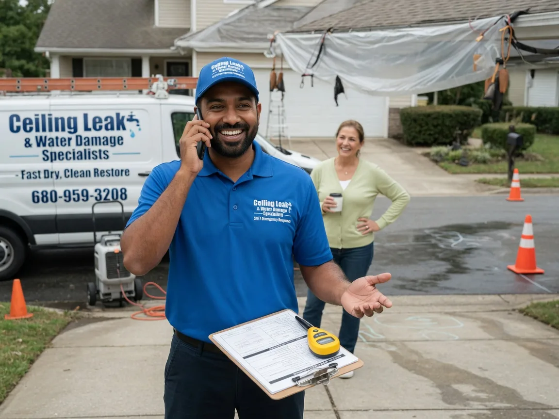 Ceiling Leak Cleanup Missouri FAQs